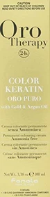 Fanola Oro Therapy Oro Puro Color Keratin Haarfarbe 9.1 sehr helles blond asch, 100ml