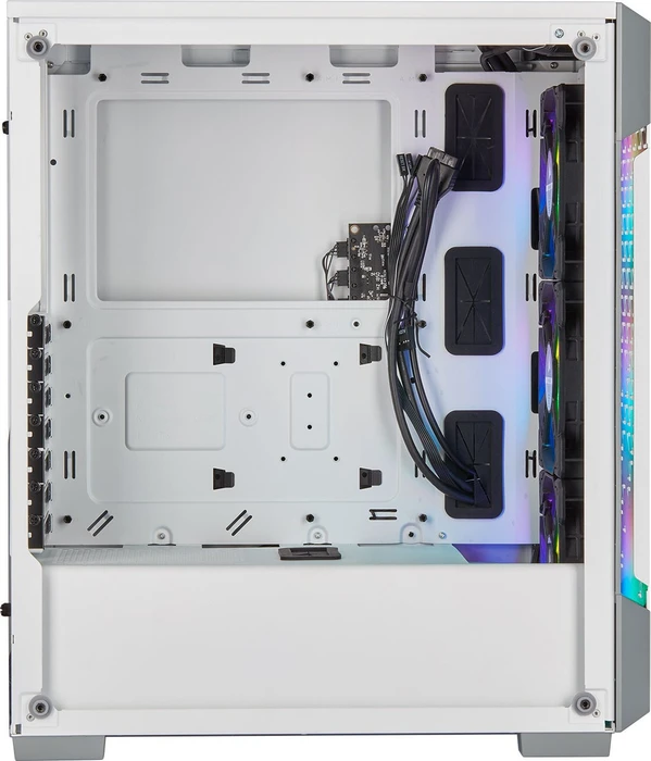 Corsair iCue 220T RGB Airflow, weiß, Glasfenster