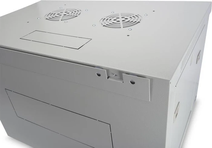 Digitus Professional Dynamic Basic Serie Wandschrank 12HE, Sicherheitsglastür, IP2X, grau, 450mm tief