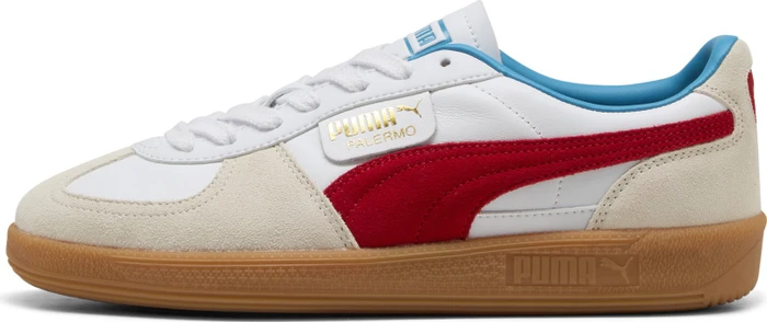 Puma Palermo Leather puma white/for all time red