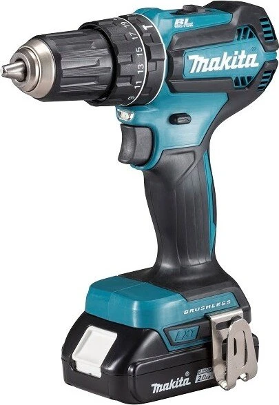 Makita DHP485RAJ Akku-Schlagbohrschrauber inkl. MAKPAC + 2 Akkus 2.0Ah