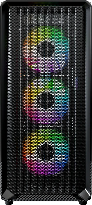 Montech X5, schwarz, Glasfenster