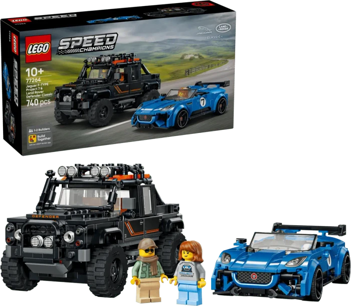 LEGO Speed Champions - Jaguar Project 7 & Land Rover Defender