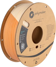 Polymaker PolyLite UV Shift, UV Shift Natural/Orange, Spule, 1.75mm, 1.00kg