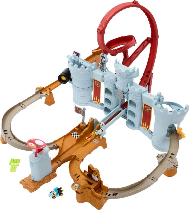 Mattel Hot Wheels Mario Kart Bowsers Festung Trackset