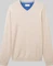 Tom Tailor Strickpullover mit V-Ausschnitt aus Baumwolle Strickpullover braun (Herren) Vorschaubild