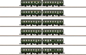 Märklin - Spur Z Personenwagen - Set mit 6 Umbauwagen-Paaren im Display Modelleisenbahn