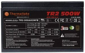 Thermaltake TR2 500W, ATX 2.3