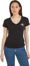 Calvin Klein V-Neck 2er-Pack T-Shirt kurzarm ck black/bright white (Damen)