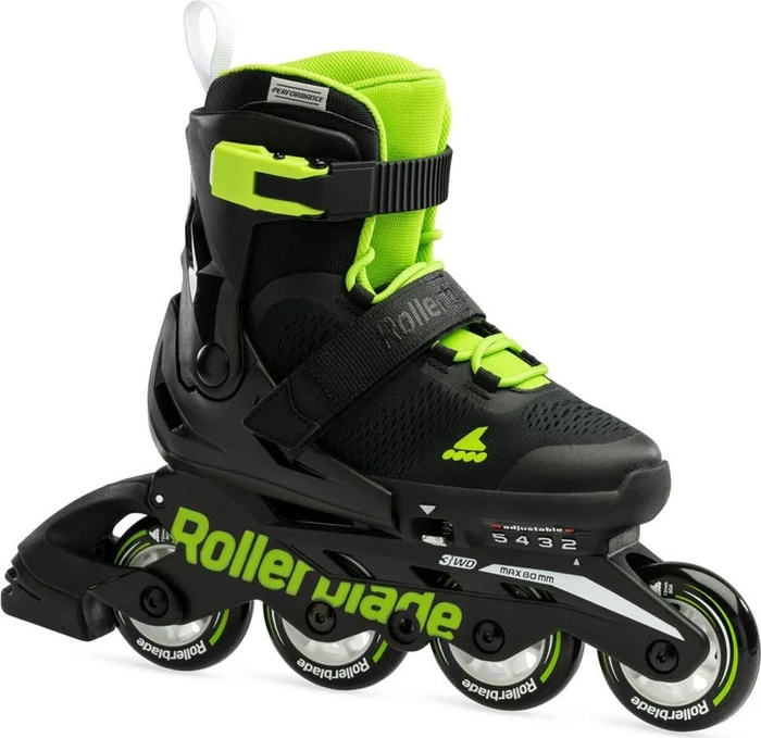 Rollerblade Microblade Inline-Skate schwarz/grün