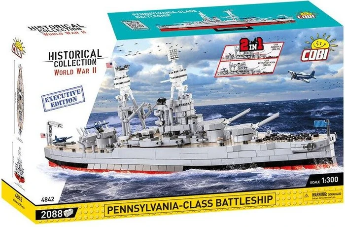 Cobi Historical Collection WW2 Pennsylvania-Class Battleship Executive Edition