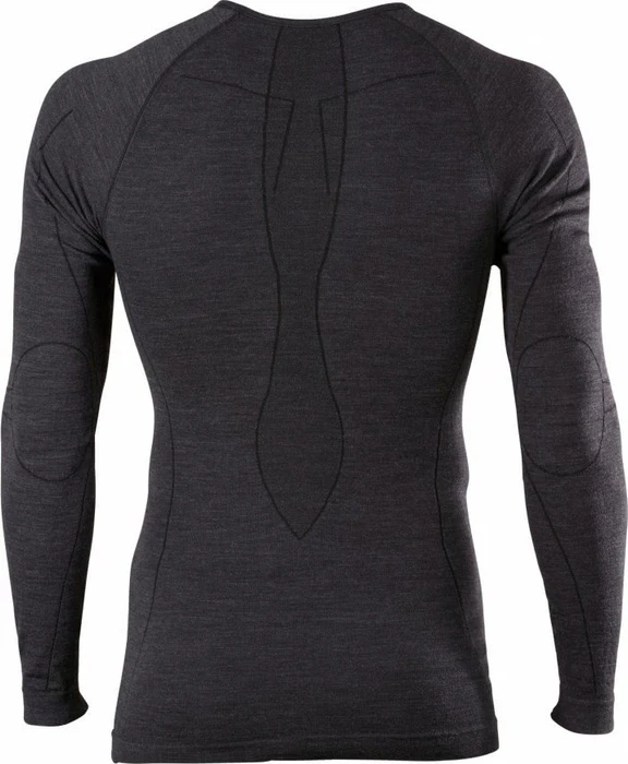Falke Wool-Tech Funktionsshirt langarm schwarz (Herren)