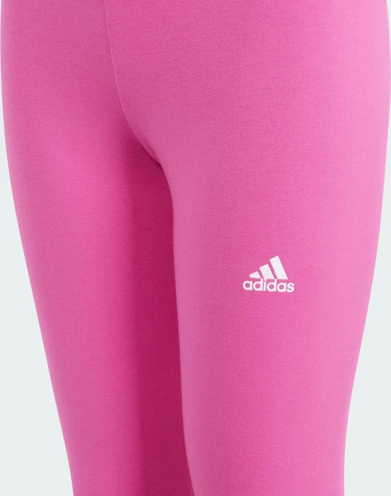 adidas Essentials Linear Logo Cotton Hose lang semi lucid fuchsia/clear pink (Junior)