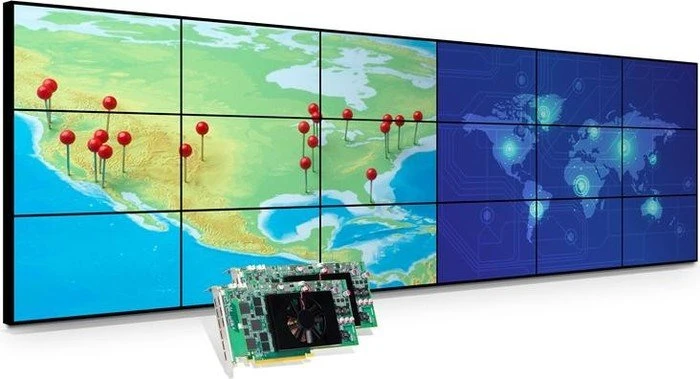 Matrox C900, 4GB GDDR5, 9x Mini HDMI
