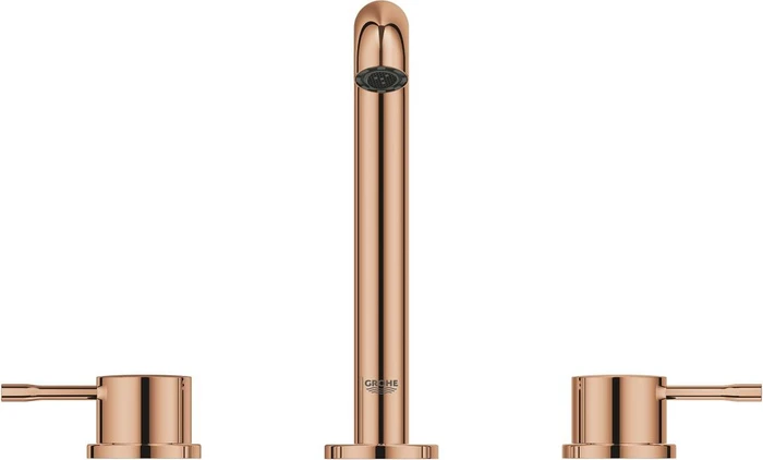 Grohe Essence 3-Loch Waschbeckenarmatur 1/2" M-Size mit Ablauffernbedienung warm sunset