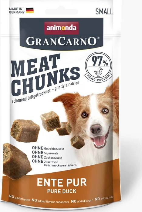 animonda GranCarno Adult Meat Chunks Ente pur, 60g