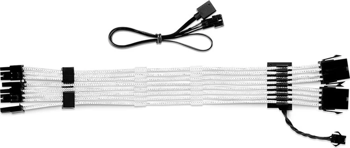 Sharkoon Shark xTend 16, 2x 6/8-Pin PCIe Verlängerungskabel, RGB beleuchtet, 300mm