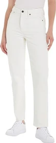 Tommy Hilfiger Classics Straight mit hohem Bund Jeans ecru (Damen)