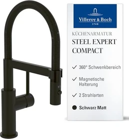 Villeroy & Boch Steel Expert Compact matt black