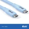 Club 3D USB4 Kabel, 20Gb/s, 240W PD EPR, USB-C Stecker auf USB-C Stecker, 2m, blau Vorschaubild