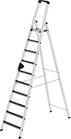 Günzburger Steigtechnik clip-step R13 Stufen-Stehleiter, 10 Stufen