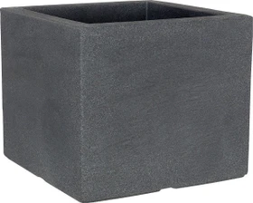 Geli Kubus Pflanztopf 40x40cm anthrazit