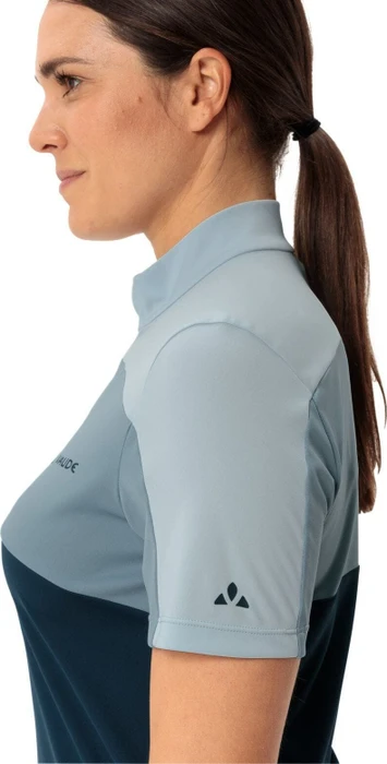 Vaude Matera FZ Trikot kurzarm summer blue (Damen)
