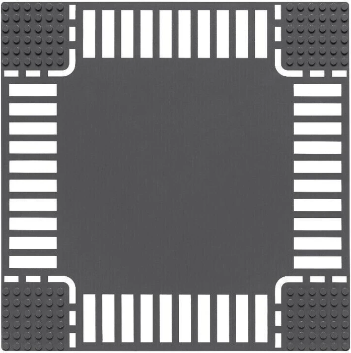Wange Grundplatte Straße Kreuzung 32x32