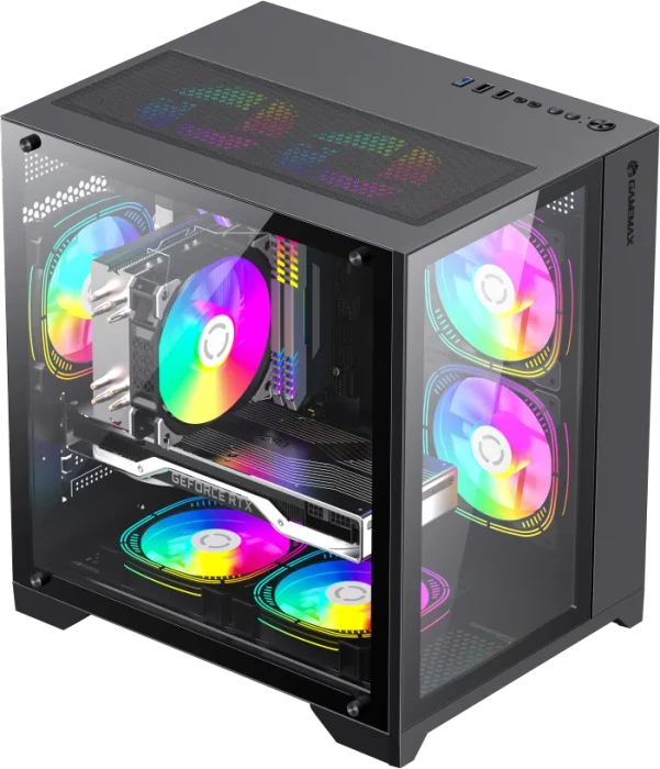 GameMax Infinity Mini BK, Glasfenster