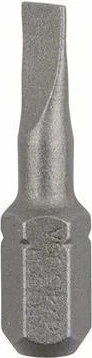 Bosch Professional Extra Hart Schlitz Bit 1/4", 4.5x25mm, 25 Stück