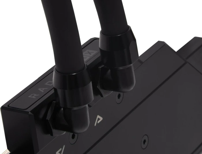 Alphacool HF Anschraubtülle TPV Metall G1/4" auf 12.7/7.6mm schwarz, 90°