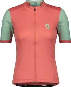 Scott Endurance 10 Trikot kurzarm brick red/pistachio green (Damen)