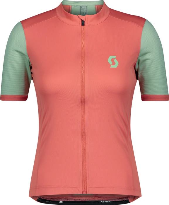 Scott Endurance 10 Trikot kurzarm brick red/pistachio green (Damen)