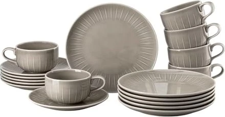 Rosenthal Joyn Grau Kaffeeservice, 18-tlg.