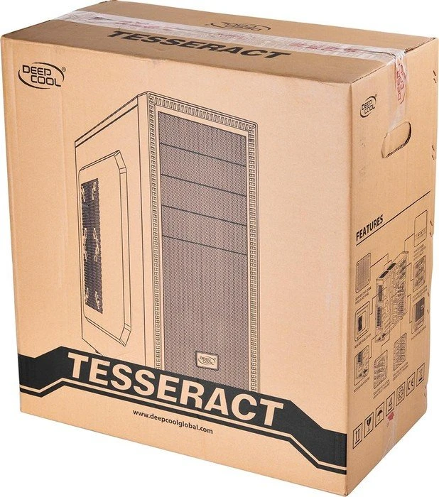 DeepCool Tesseract SW schwarz, Acrylfenster