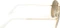 Ray-Ban RB3025 Aviator Gradient 58mm gold/brown-silver mirror Vorschaubild