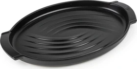 Peugeot Grill to Table Plancha für Fisch Grillpfanne 41x26cm schwarz