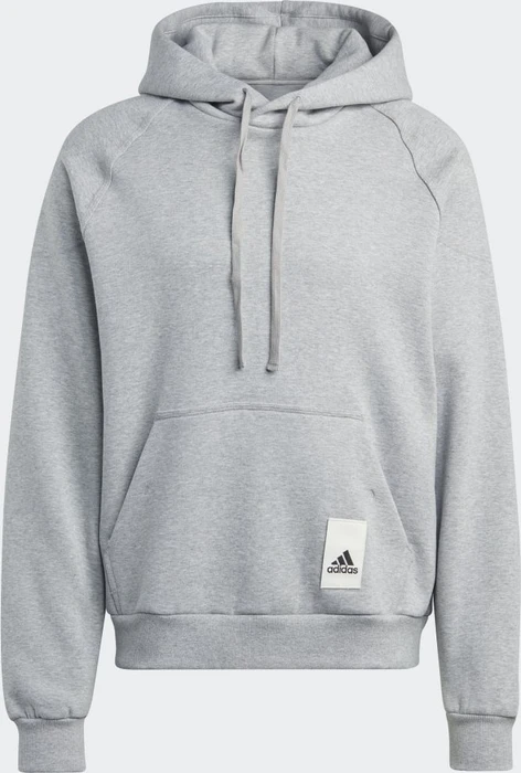 adidas Lounge Fleece Hoodie medium grey heather (Herren)