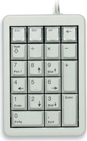 Cherry Keypad, hellgrau, USB, DE