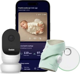 Owlet Dream Sock inkl. Cam 2 Babyüberwachung mint
