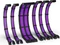 EZDIY-FAB Cable Extension Kit, 1x 24-Pin, 2x 4/8-Pin ATX, 3x 8-Pin PCIe, 16AWG, schwarz/violett Vorschaubild