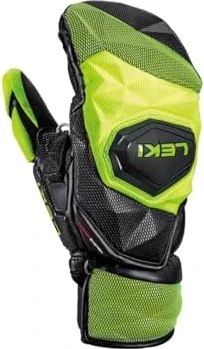 Leki WCR Venom SL 3D Mitt Skihandschuhe black/ice lemon