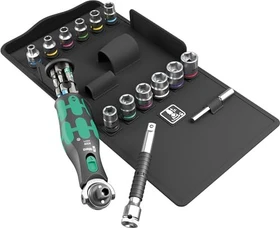 Wera 8009 Zyklop Pocket 3 Bitset zöllig inkl. Tasche,  27-tlg.