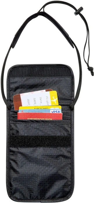 Tatonka Skin Folded Neck Pouch Umhängetasche schwarz
