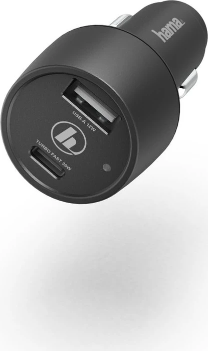 Hama Kfz-Ladegerät USB USB-C Power Delivery/Quick Charge 3.0 + USB-A 42W schwarz