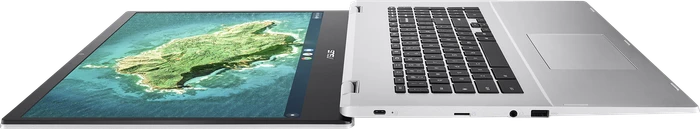 ASUS Chromebook CX1 CX1700CKA-AU0036, Transparent Silver, Pentium Silver N6000, 8GB RAM, 128GB Flash, DE