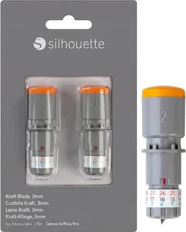 Silhouette Ersatzklinge Kraft Cameo 4 3mm, 2er-Pack