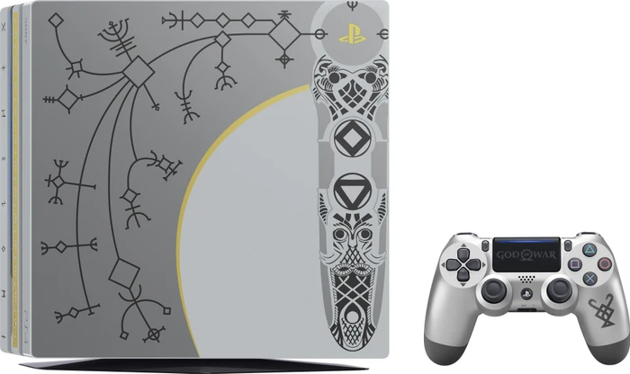 Sony PlayStation 4 Pro - 1TB God of War Limited Edition Bundle silber