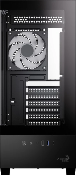 AeroCool P500D Black, Glasfenster