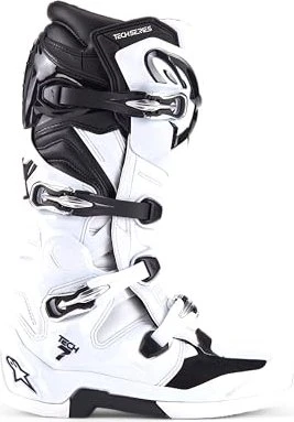 Alpinestars 2025 Tech 7 Motorradstiefel weiß/schwarz